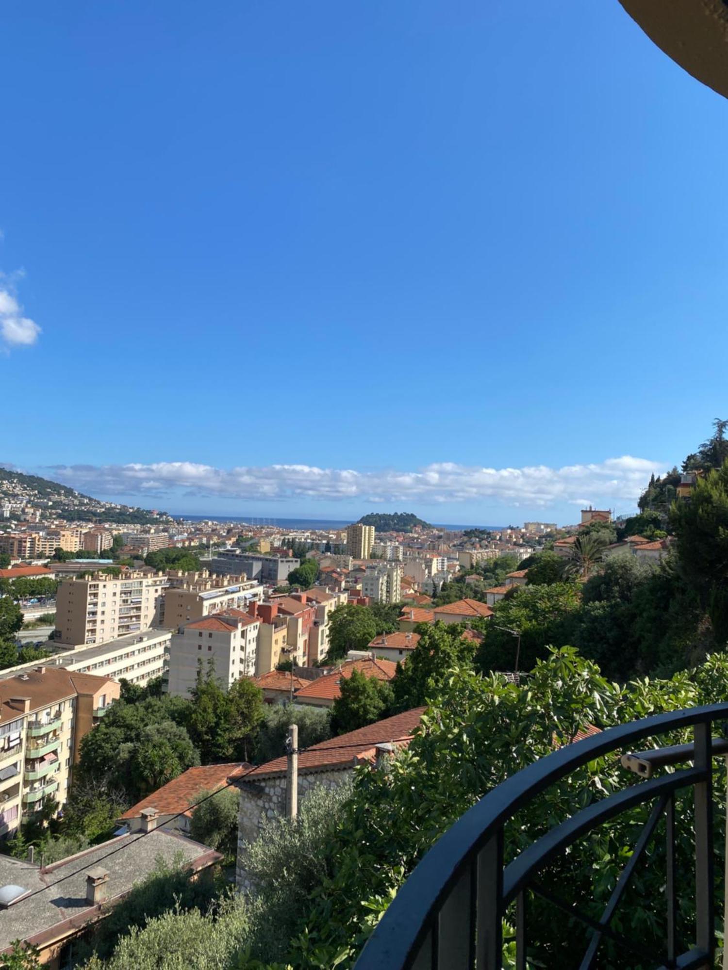 Appartement-Nice 01 Vue Mer - Panoramique Wifi-Parking Luaran gambar