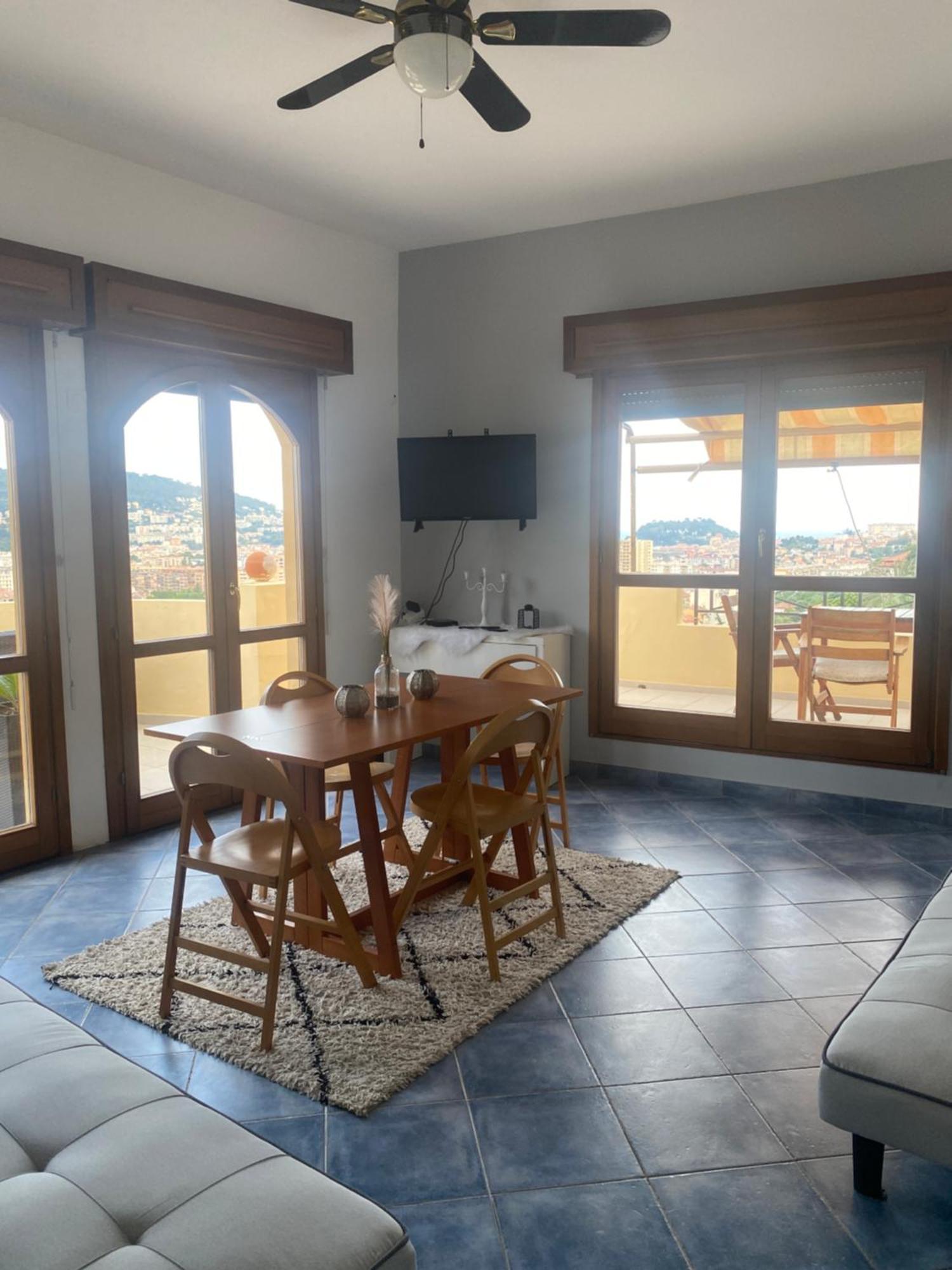 Appartement-Nice 01 Vue Mer - Panoramique Wifi-Parking Luaran gambar